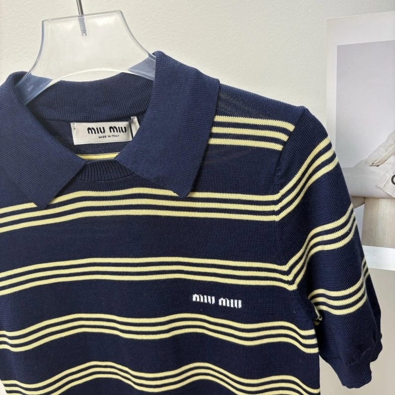 Miu Miu T-Shirts Durable 156195