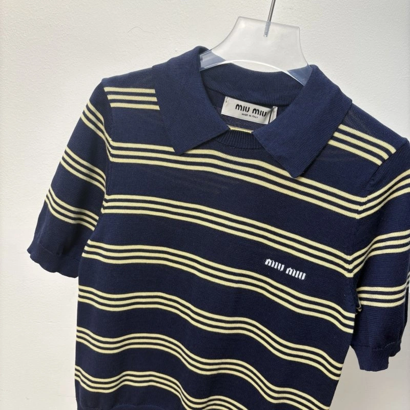Miu Miu T-Shirts Durable 156195