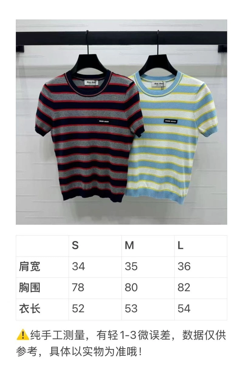 Miu Miu T-Shirts Soft 156166