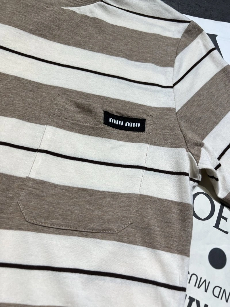 Miu Miu T-Shirts Durable 156204