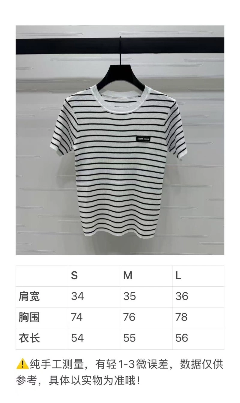 Miu Miu T-Shirts MoistureWicking 156152