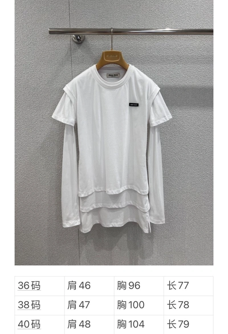 Upgraded Miu Miu T-Shirts 156133