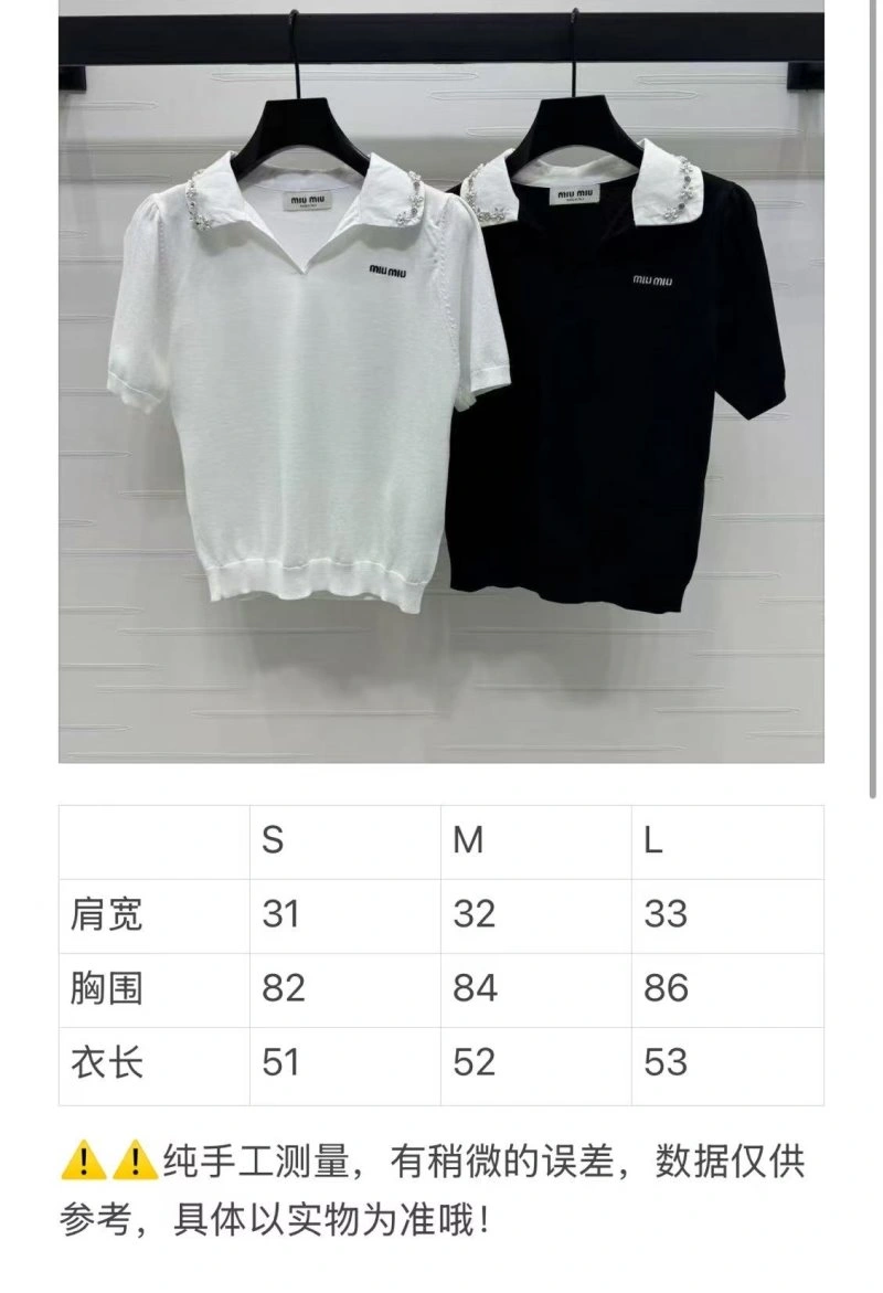 Miu Miu T-Shirts SmartChoice 156107