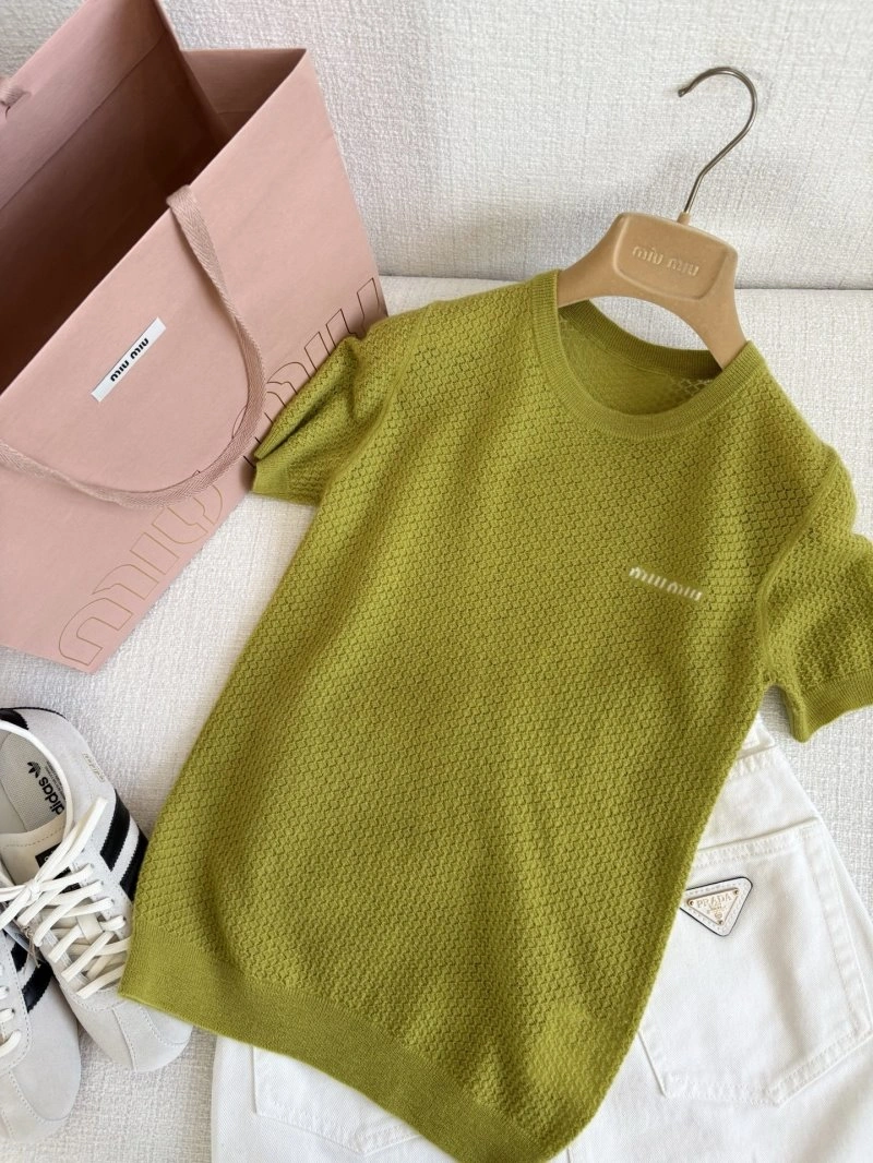Miu Miu T-Shirts Stretchable 156089
