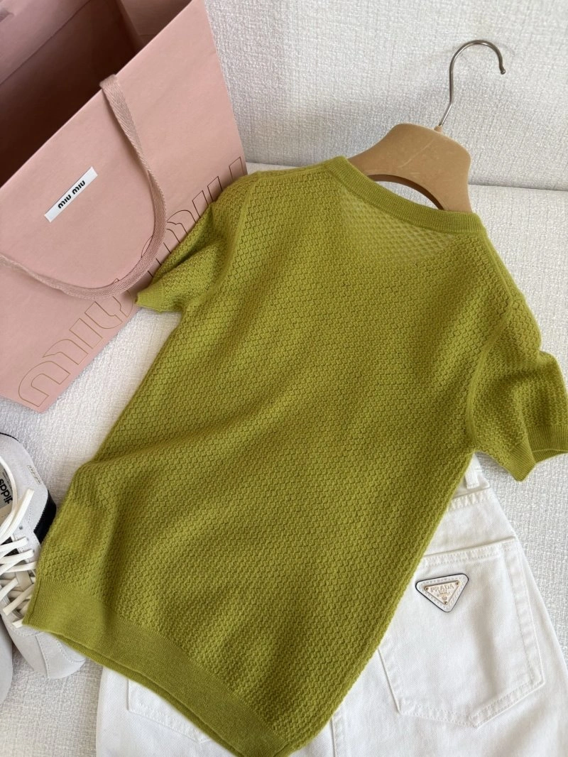 Miu Miu T-Shirts Stretchable 156089