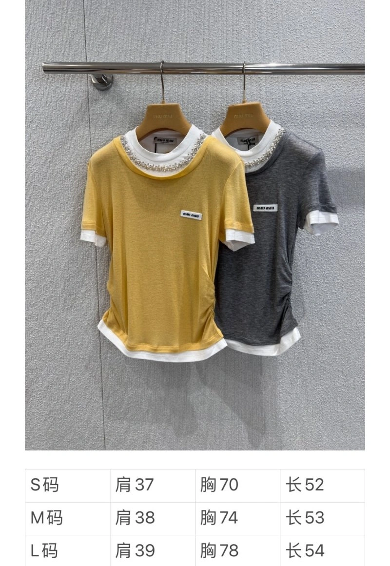 Miu Miu T-Shirts RelaxedFit 156072