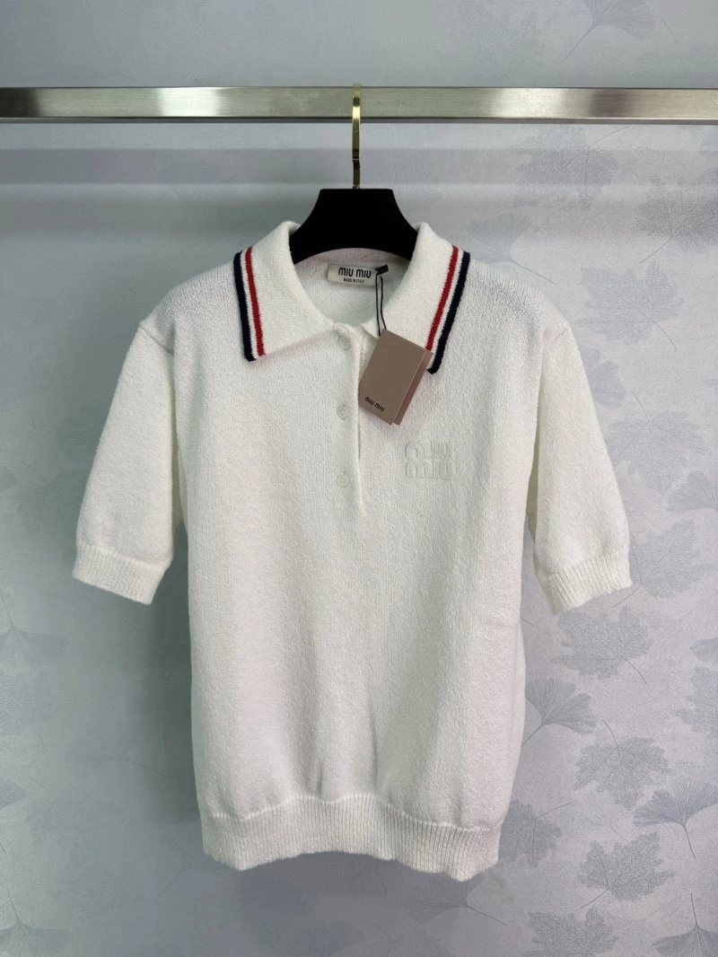 Miu Miu T-Shirts Durable 156057