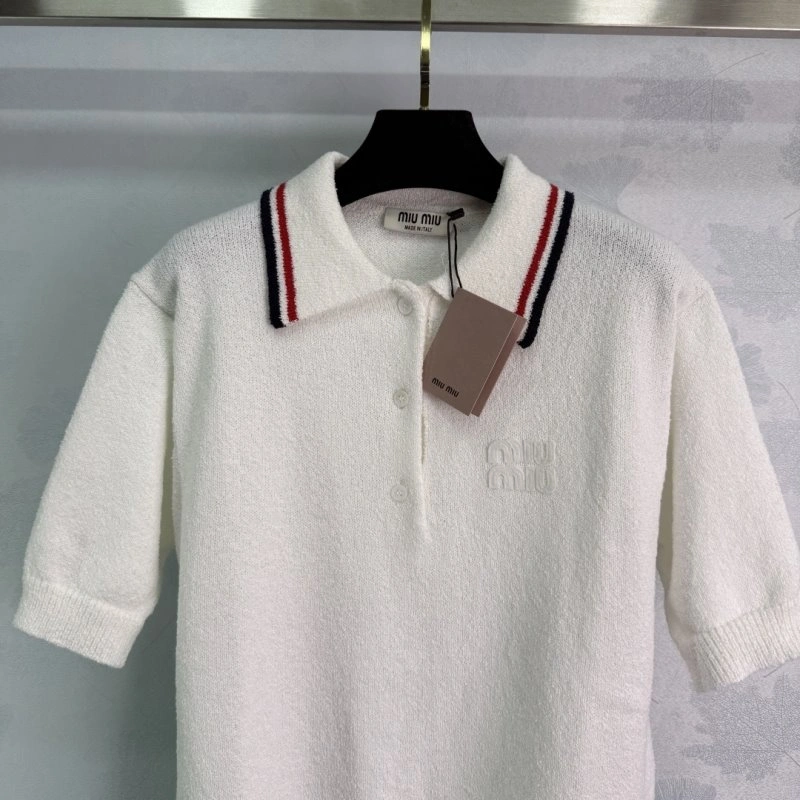 Miu Miu T-Shirts Durable 156057
