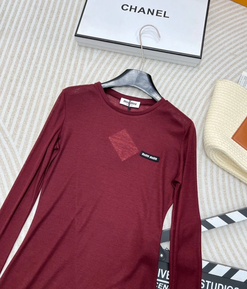 RelaxedFit Miu Miu T-Shirts 148646