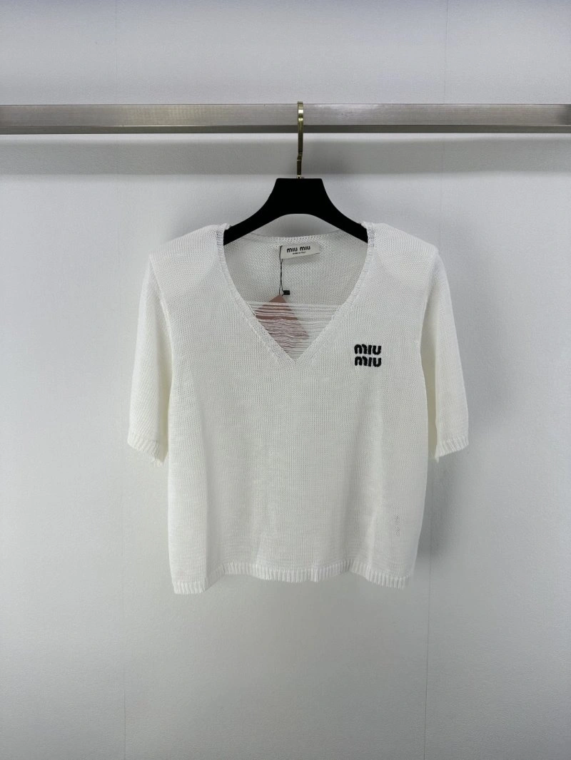Miu Miu T-Shirts Comfortable 148593