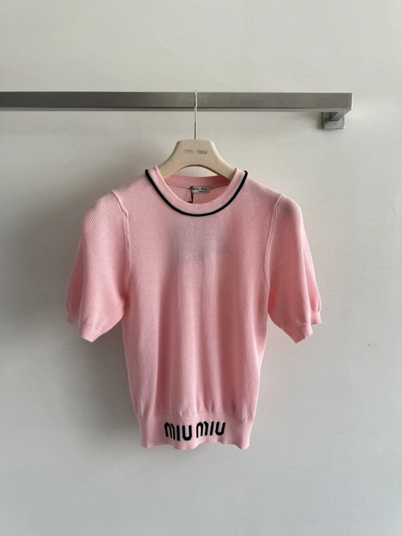 Miu Miu T-Shirts Comfortable 148585