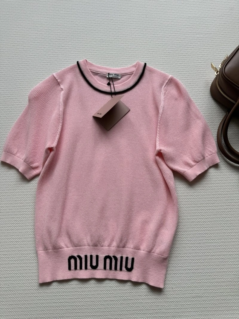Miu Miu T-Shirts Comfortable 148585