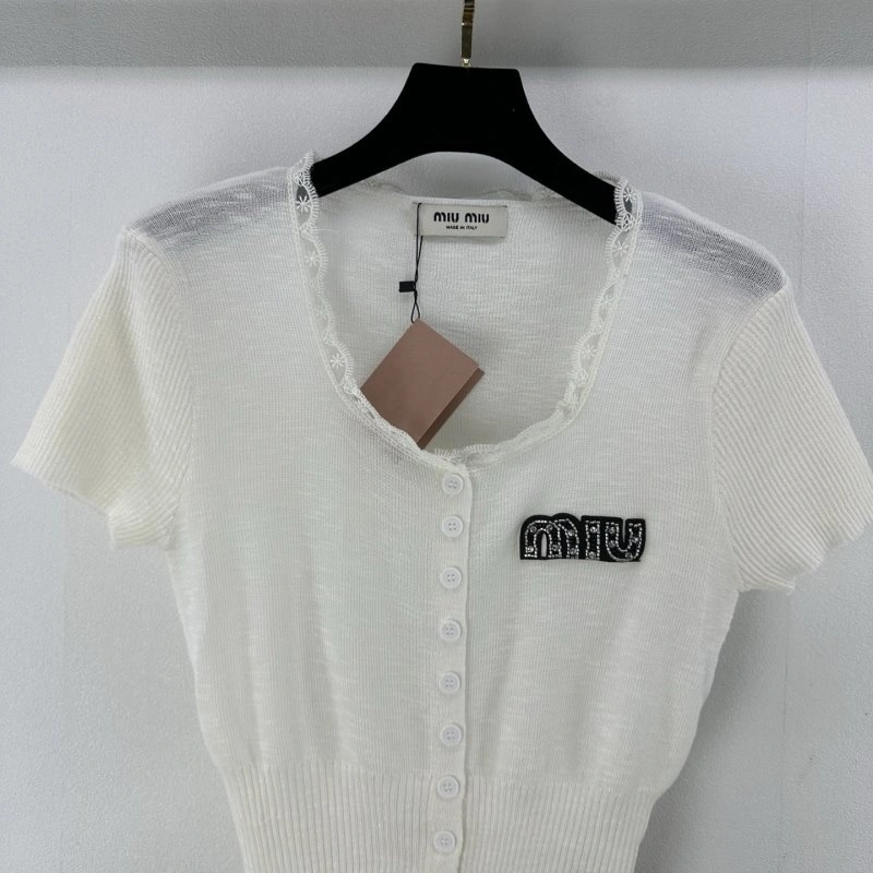 Miu Miu T-Shirts Stylish 148590