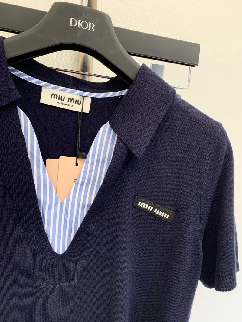 Miu Miu T-Shirts Stretchable 148579