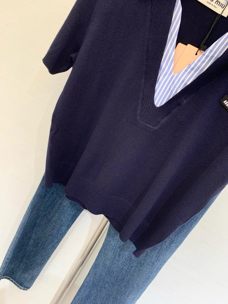 Miu Miu T-Shirts Stretchable 148579