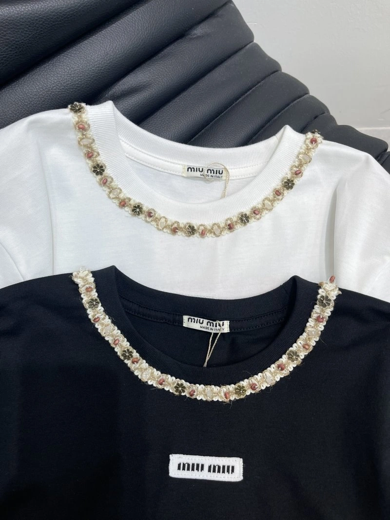 Effortless Miu Miu T-Shirts 148581