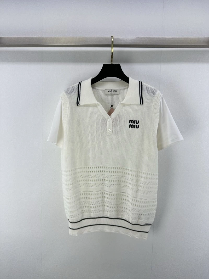 Miu Miu T-Shirts Comfortable 148547