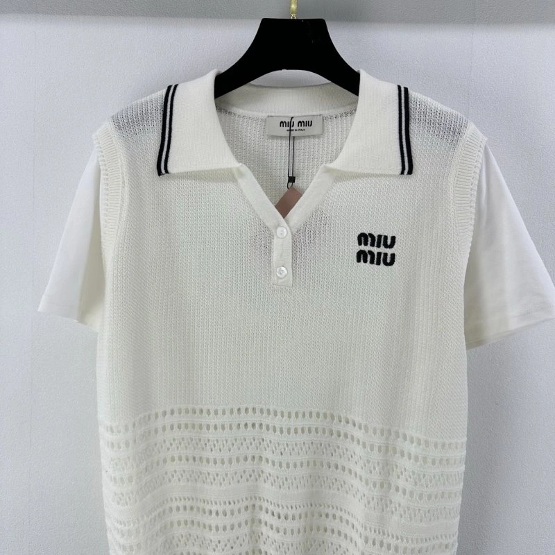 Miu Miu T-Shirts Comfortable 148547