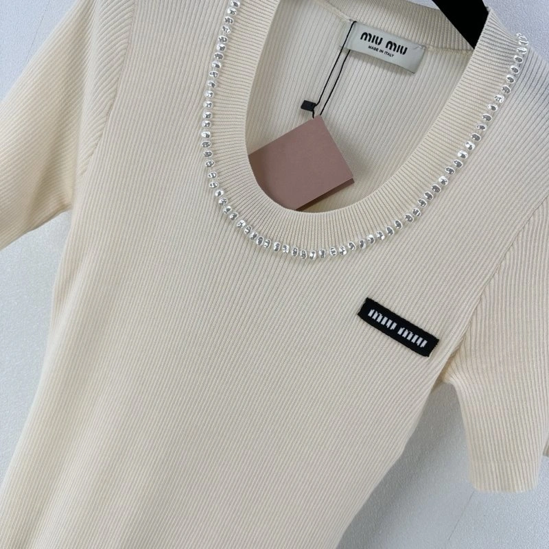Miu Miu T-Shirts Efficient 148553