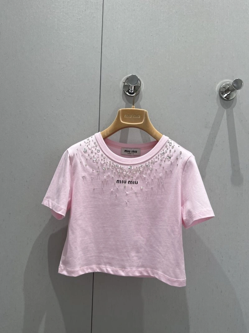 Miu Miu T-Shirts Durable 148501