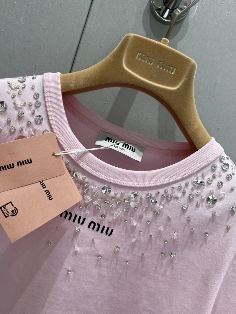 Miu Miu T-Shirts Durable 148501