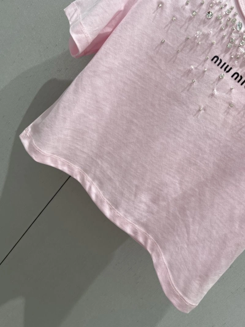 Miu Miu T-Shirts Durable 148501