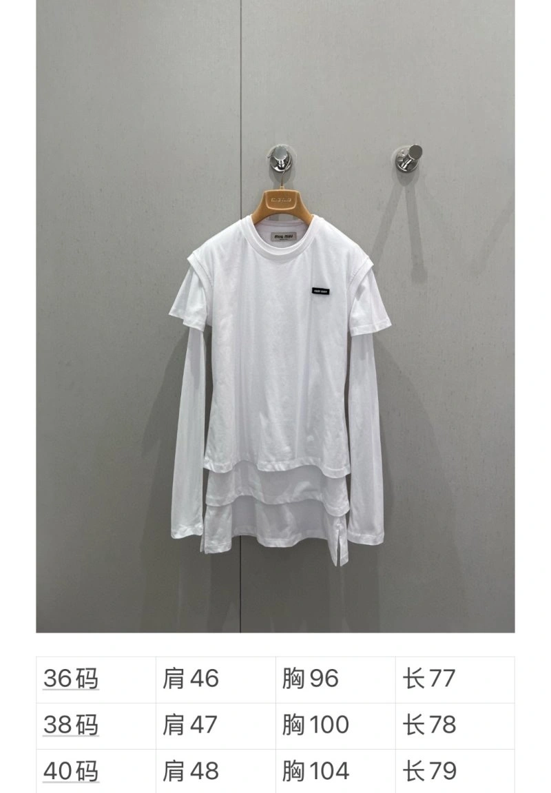 Miu Miu T-Shirts Stylish 148491