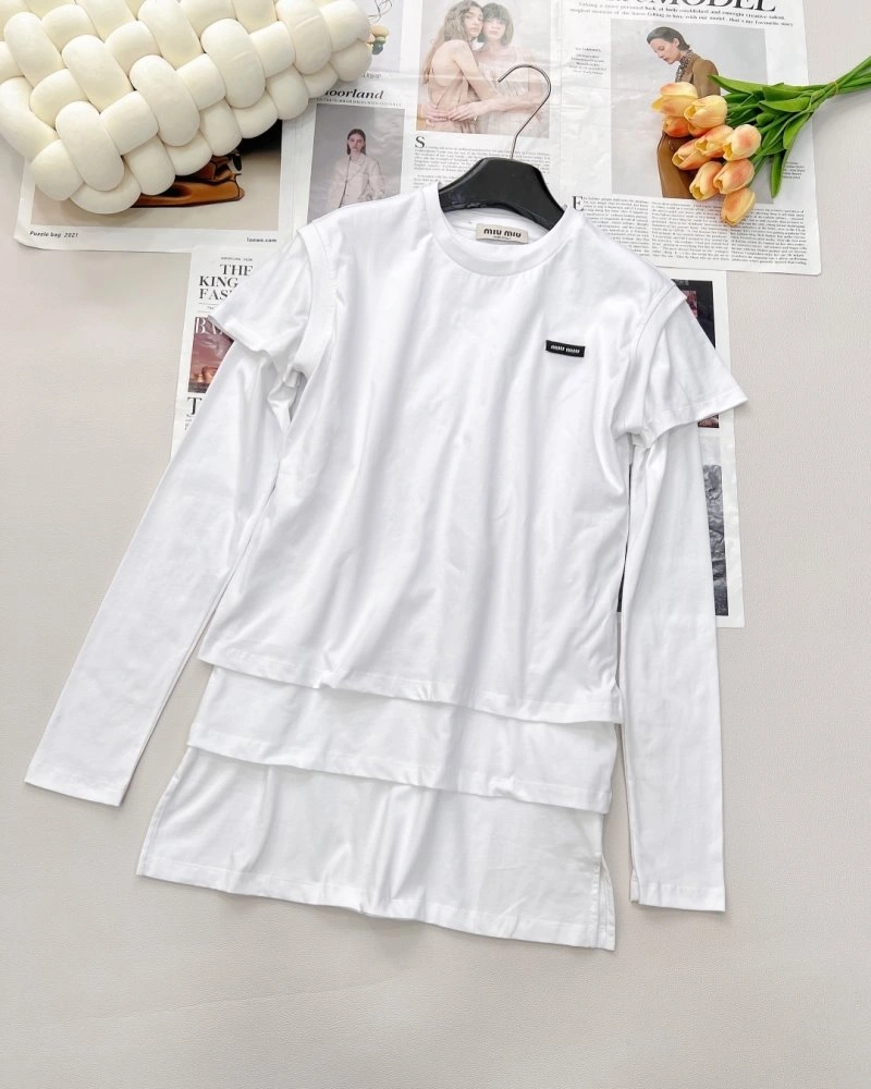Miu Miu T-Shirts SoftTouch 148449