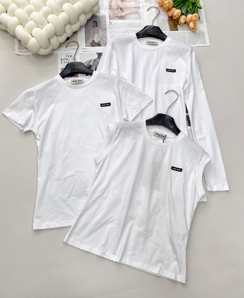 Miu Miu T-Shirts SoftTouch 148449