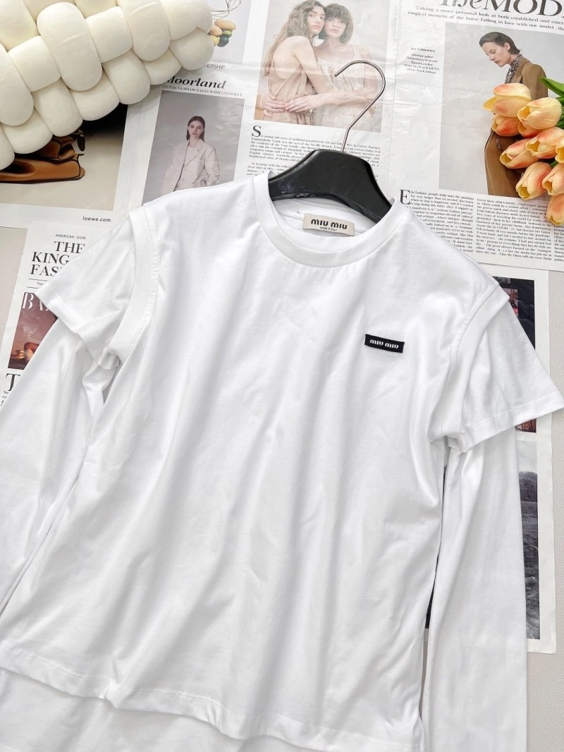 Miu Miu T-Shirts SoftTouch 148449