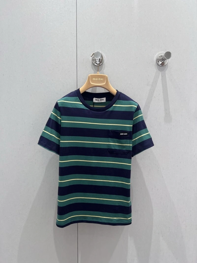 Miu Miu T-Shirts SmoothTexture 148457