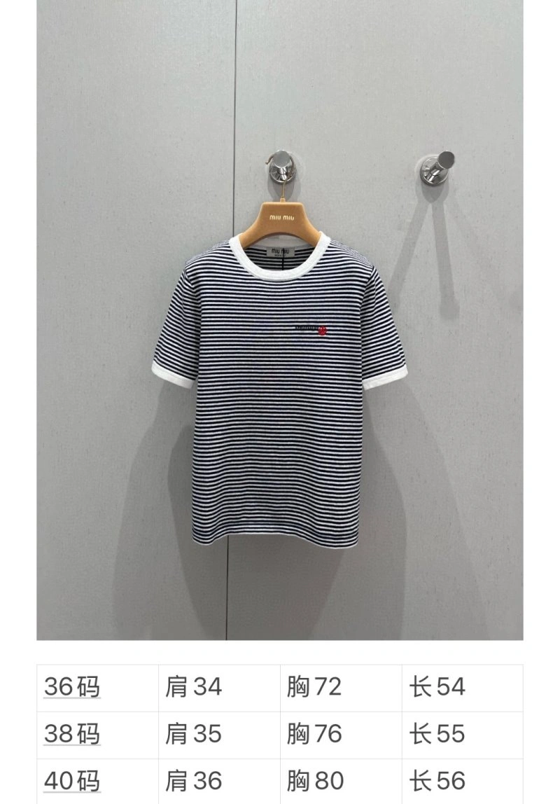 Miu Miu T-Shirts FreshLook 148444