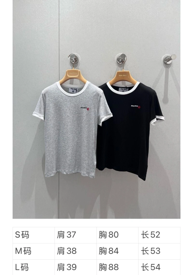 Miu Miu T-Shirts Sustainable 148429