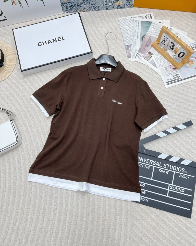 Miu Miu T-Shirts Stylish 148431