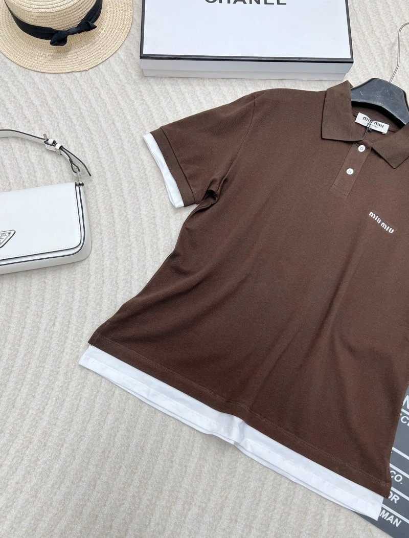 Miu Miu T-Shirts Stylish 148431