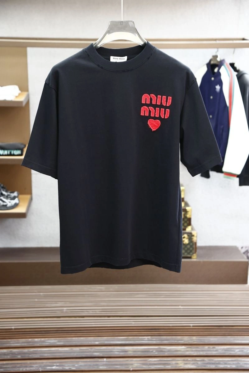 Miu Miu T-Shirts SmoothTexture 160168