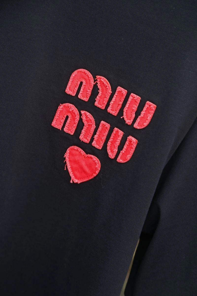 Miu Miu T-Shirts SmoothTexture 160168