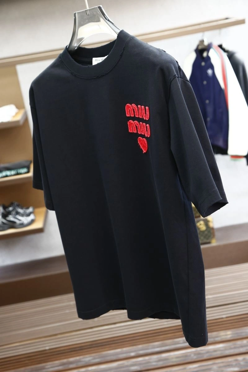 Miu Miu T-Shirts SmoothTexture 160168
