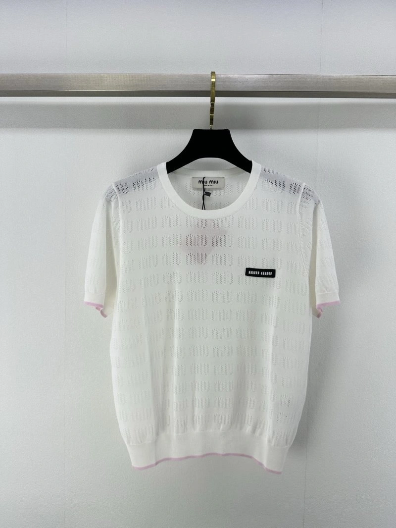Miu Miu T-Shirts Refined 154426