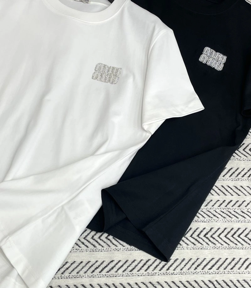 Miu Miu T-Shirts Comfortable 154441