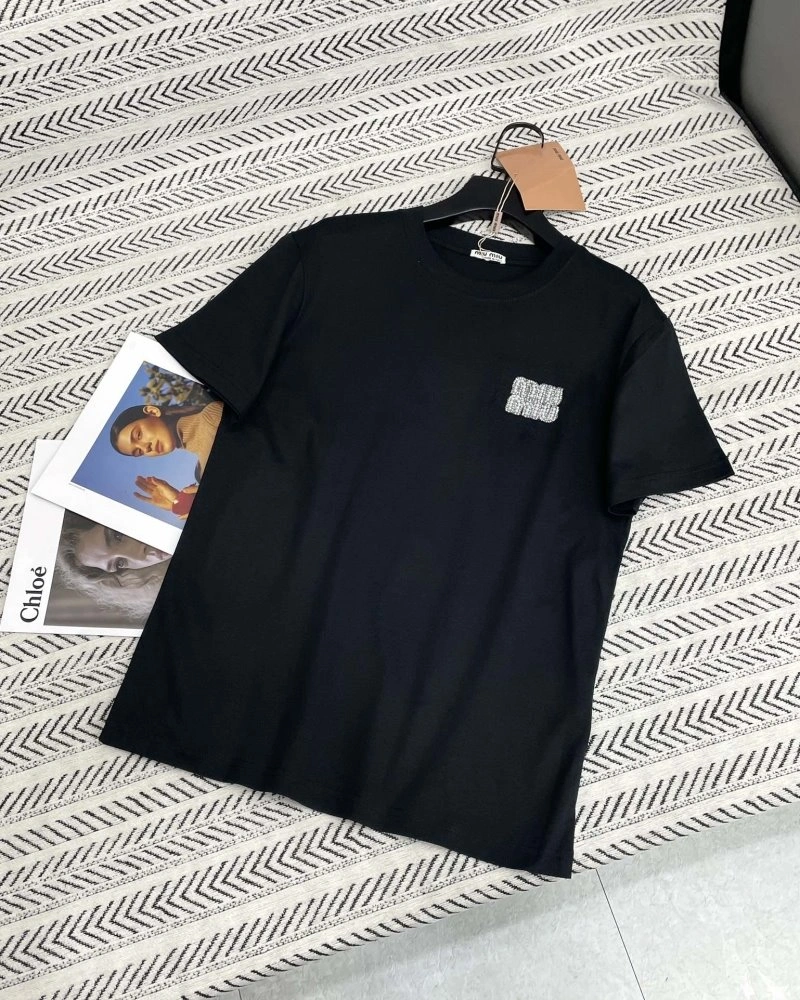 Miu Miu T-Shirts Comfortable 154441