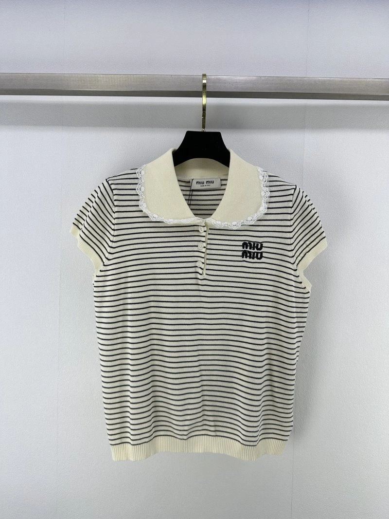 Breathable Miu Miu T-Shirts 154437