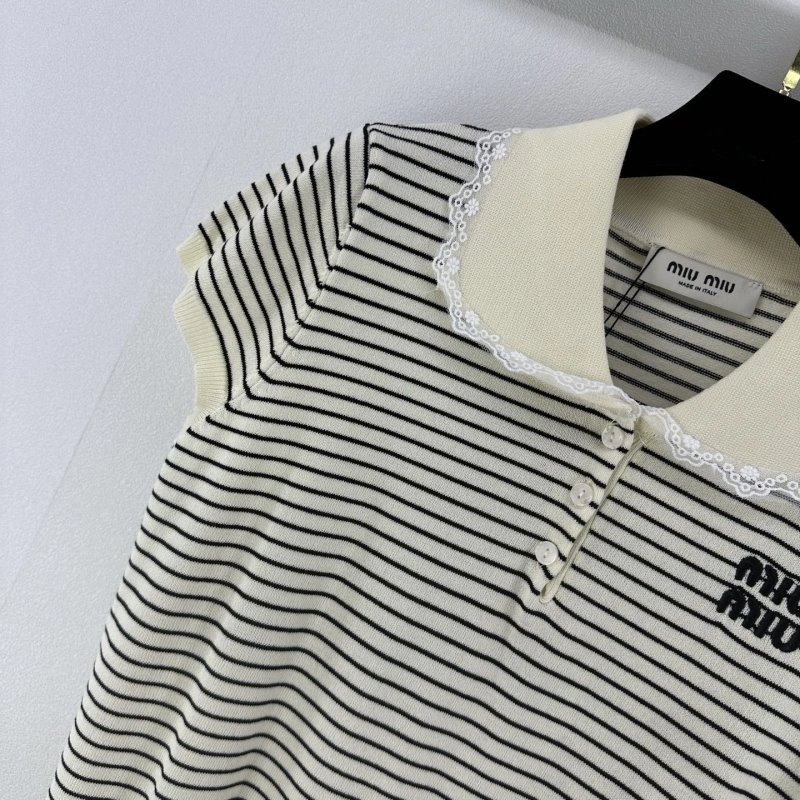 Breathable Miu Miu T-Shirts 154437