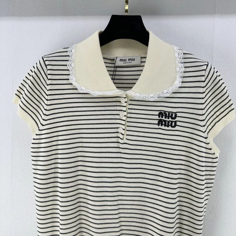 Breathable Miu Miu T-Shirts 154437