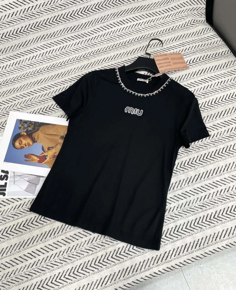 Miu Miu T-Shirts Durable 154412