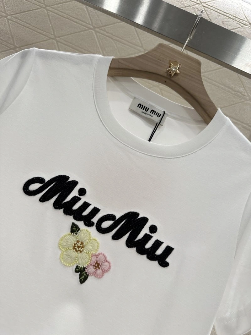 Reliable Miu Miu T-Shirts 154433
