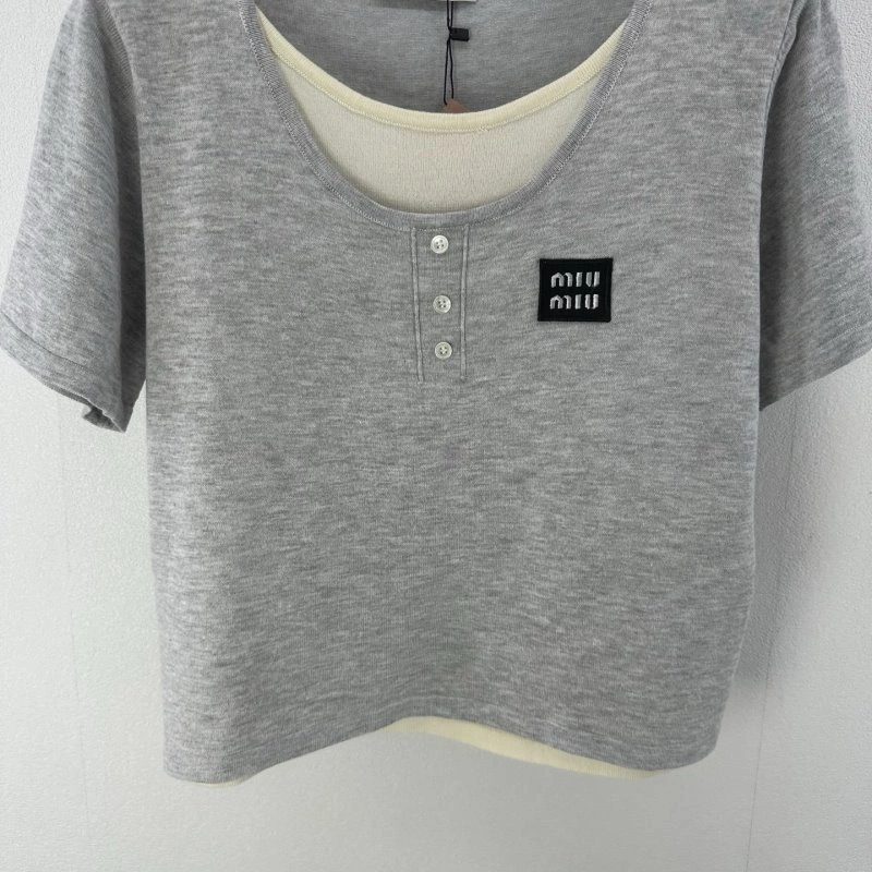 Miu Miu T-Shirts MoistureWicking 154392