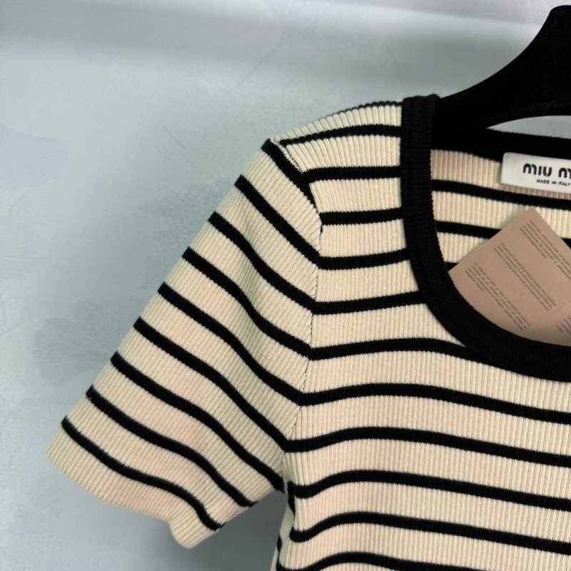 Miu Miu T-Shirts Stretchable 154385