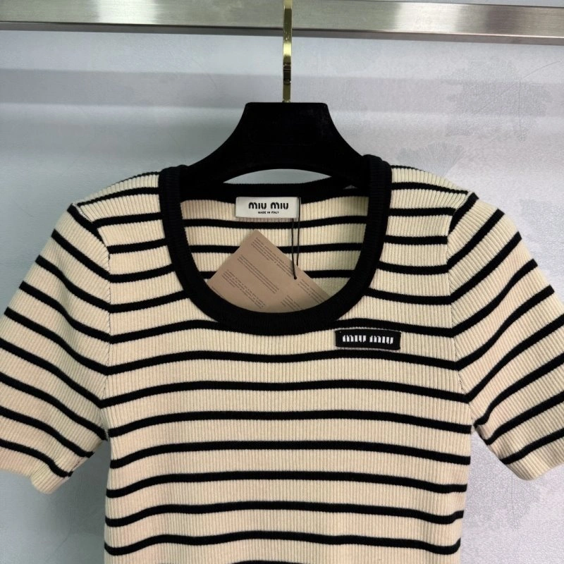 Miu Miu T-Shirts Stretchable 154385