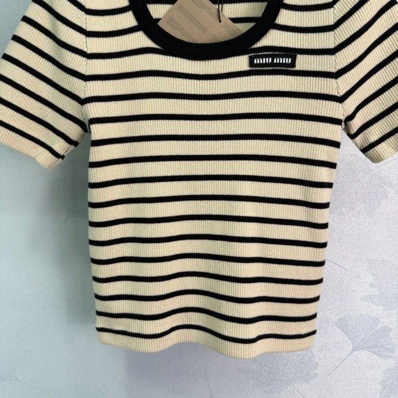 Miu Miu T-Shirts Stretchable 154385